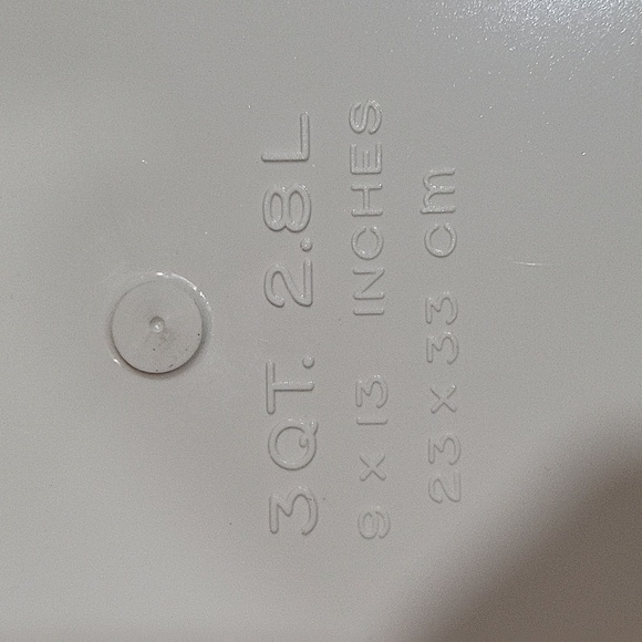 Rare Vintage 1983 Rubbermaid Microwave Cookware 3Qt 9" x 13" - Picture 5 of 5